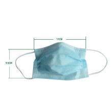 3 Ply Disposable Mask Made of Non-Woven Breathable